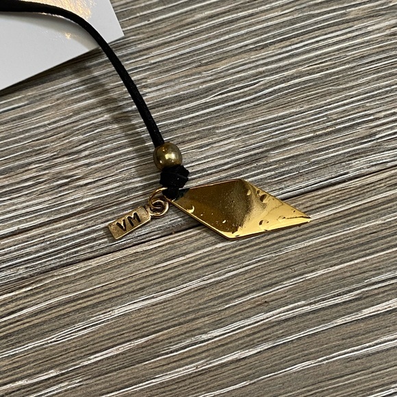 NWT Vanessa Mooney Suede Wrap Bolo Necklace - Picture 5 of 7